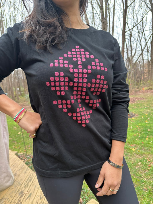Unisex Lemon Flower Long Sleeves Shirt
