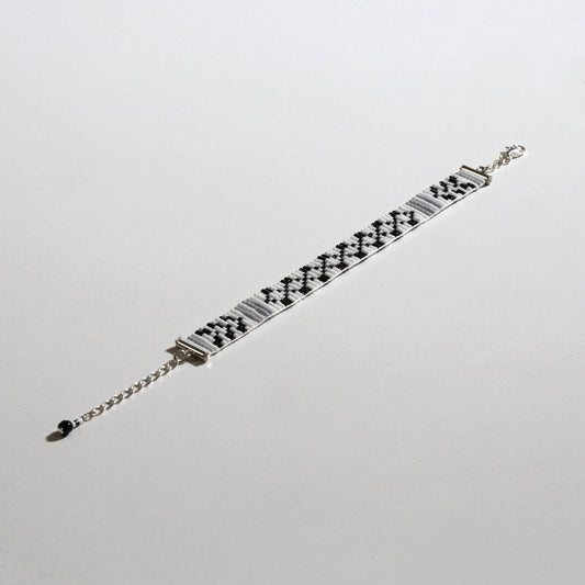 Classic Keffiyeh - Thin - Handmade Beaded Bracelet