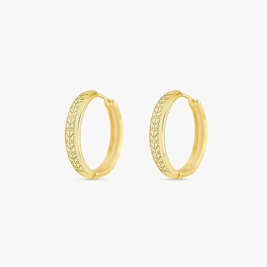 Tatreez Hoop Earrings